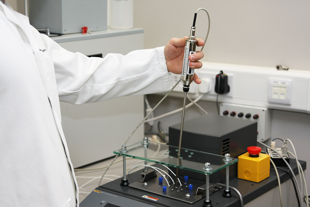 Platinum resistance thermometer calibration