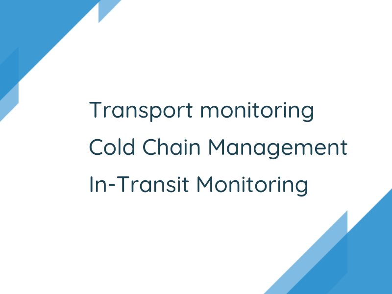 specific data logger applications for Transport temperature monitoring.