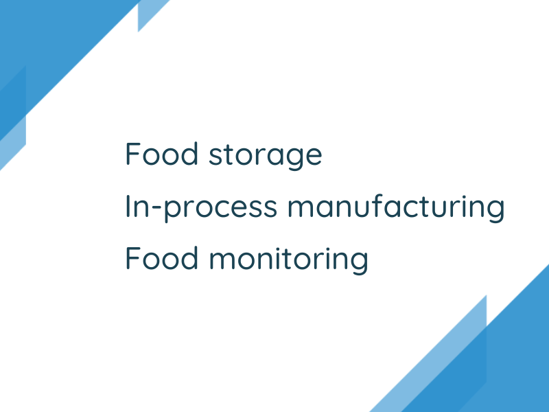 food storage monitoring and temperature monitoring applications for data loggers.